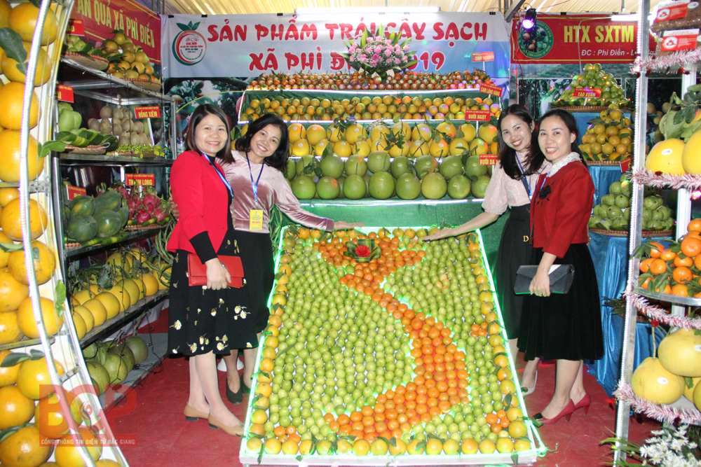 Hội chợ cam, bưởi và các sản phẩm đặc trưng huyện Lục Ngạn