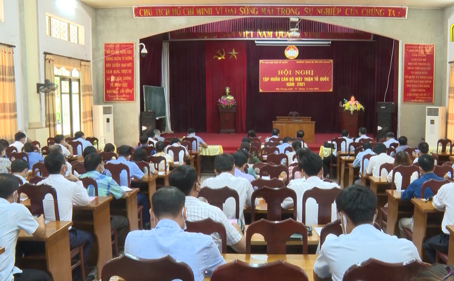 Khai mạc Hội nghị tập huấn cán bộ MTTQ các cấp tỉnh Bắc Giang năm 2021