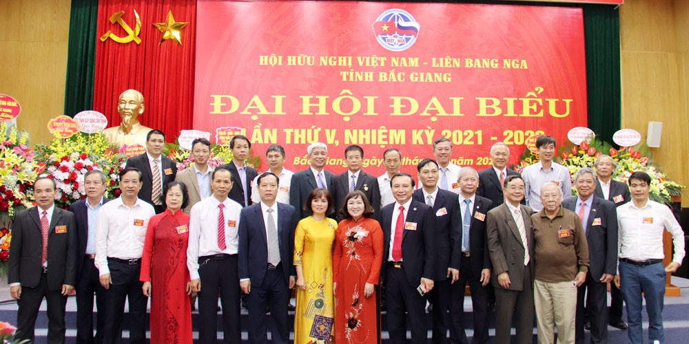 Đại hội Hội Hữu nghị Việt Nam – Liên bang Nga tỉnh Bắc Giang thành công tốt đẹp