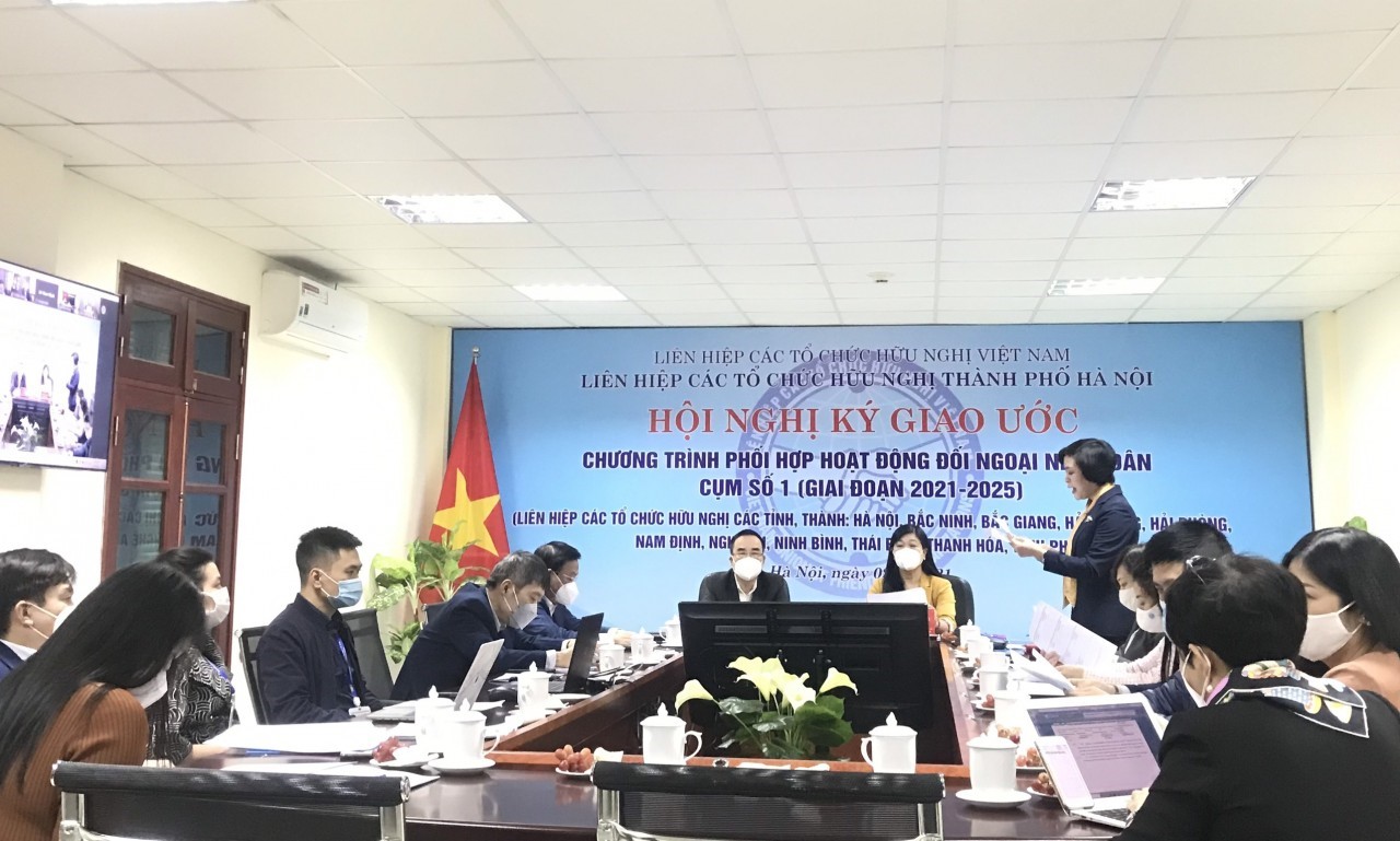 Hội nghị ký giao ước Giai đoạn 2021-2025, Cụm 1 Liên hiệp các tổ chức hữu nghị Việt Nam
