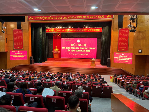 Ủy ban MTTQ tỉnh Bắc Giang tổ chức tập huấn công tác giám sát đầu tư  của cộng đồng năm 2022