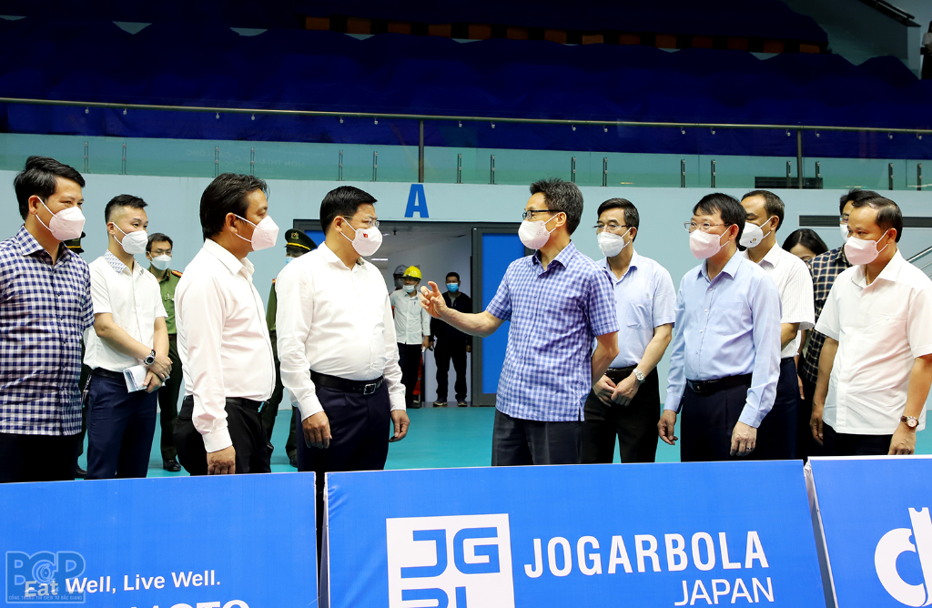 Phó Thủ tướng Chính phủ Vũ Đức Đam kiểm tra công tác chuẩn bị SEA Games 31 tại Bắc Giang