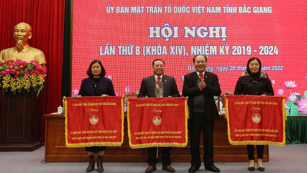 Ủy ban MTTQ tỉnh Bắc Giang tổ chức hội nghị  lần thứ 8, nhiệm kỳ 2019-2024.