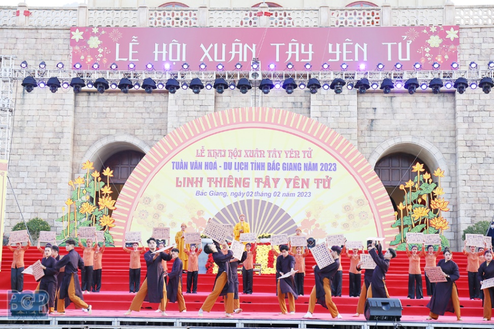 Tổng duyệt Lễ khai hội Xuân Tây Yên Tử và khai mạc Tuần Văn hóa - Du lịch tỉnh Bắc Giang năm 2023