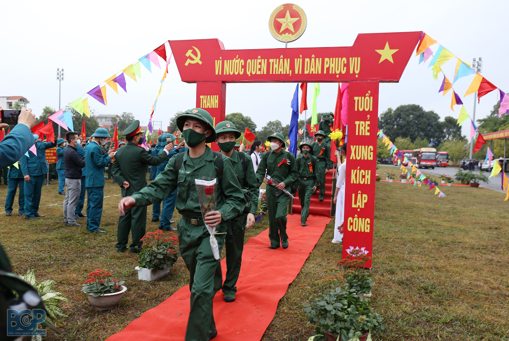 Bắc Giang: Các địa phương tưng bừng tổ chức Lễ giao, nhận quân năm 2023