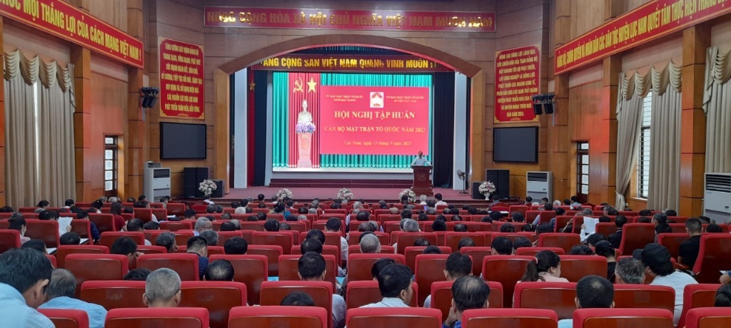 Bắc Giang triển khai hướng dẫn tổ chức Đại hội MTTQ các cấp nhiệm kỳ 2024-2029