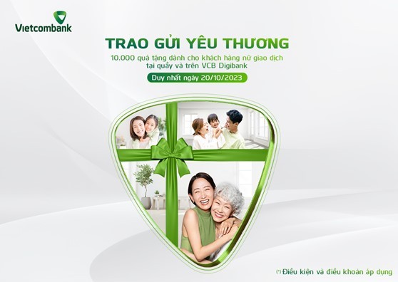 Chương trình khuyến mại “Trao gửi yêu thương nhân ngày Phụ nữ Việt Nam 20-10”
