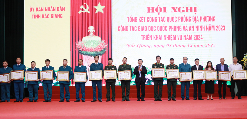 Bắc Giang: Tổng kết công tác quốc phòng địa phương, công tác giáo dục quốc phòng và an ninh năm 2023