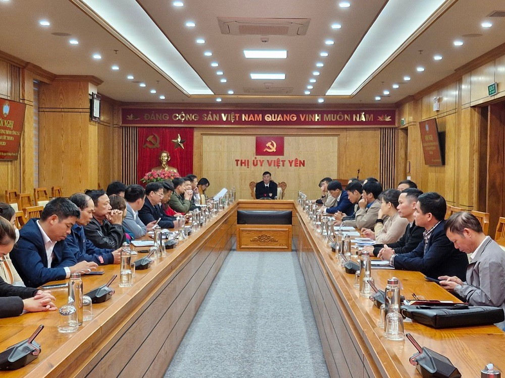 Ủy ban MTTQ thị xã Việt Yên tổ chức hội nghị triển khai nhiệm vụ công tác năm 2024