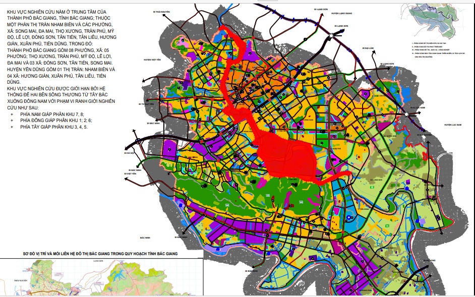Phê duyệt nhiệm vụ quy hoạch Phân khu 9, đô thị Bắc Giang, tỉnh Bắc Giang