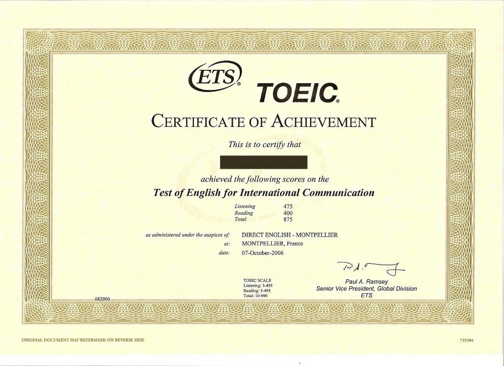 Phê duyệt liên kết tổ chức thi cấp chứng chỉ tiếng Anh TOEIC