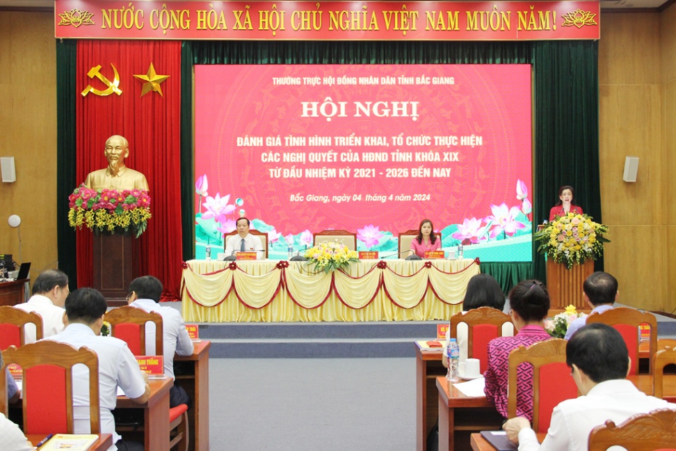 Bắc Giang tổ chức đánh giá tình hình thực hiện các Nghị quyết của HĐND tỉnh