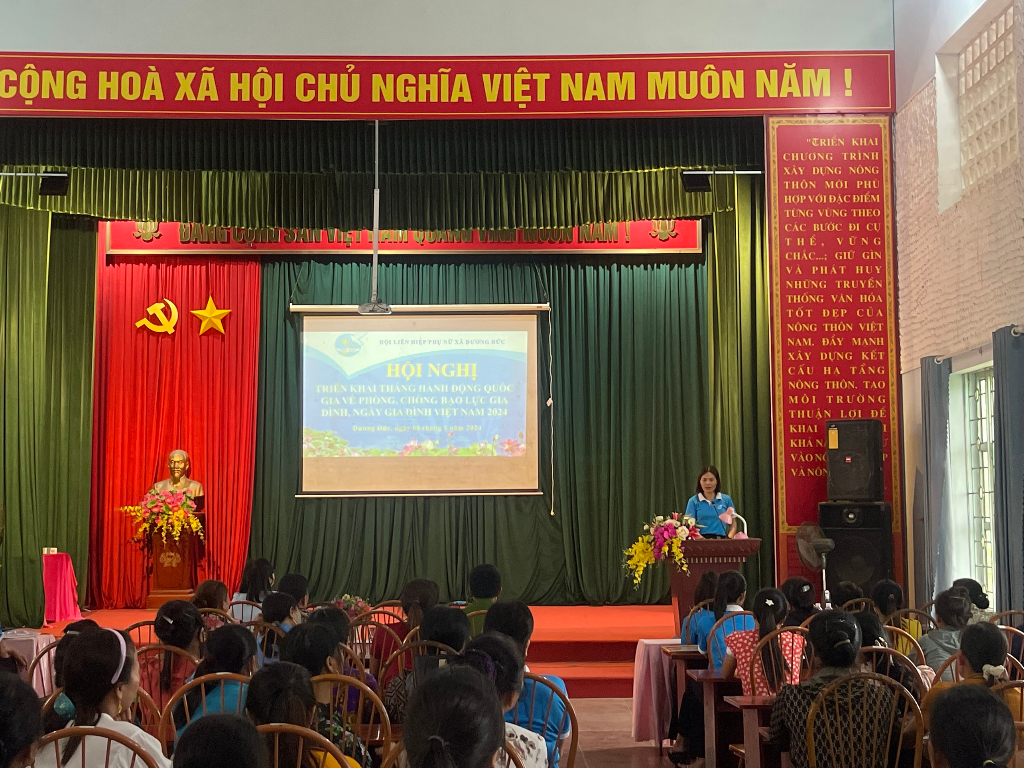 Lạng Giang: Tổ chức triển khai tháng hành động quốc gia về phòng chống bạo lực gia đình 2024