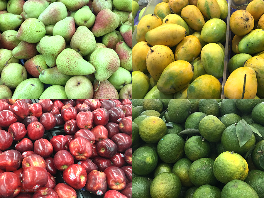 Giá một số loại trái cây ngày 28/6/2019