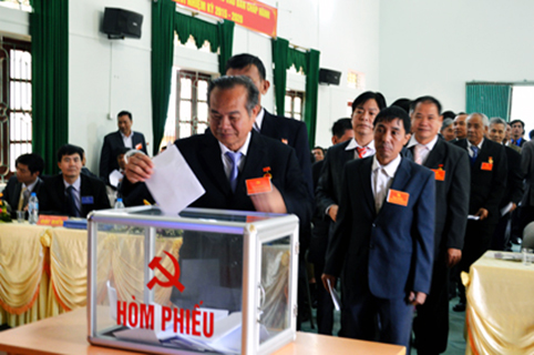 Đại hội Đảng bộ xã Phượng Sơn, huyện Lục Ngạn nhiệm kỳ 2015-2020