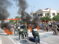 Tỉnh Bắc Giang tổ chức Hội thao nghiệp vụ phòng cháy chữa cháy năm 2006.