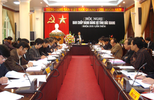 Hội nghị Ban chấp hành Đảng bộ tỉnh Bắc Giang khóa XVI – lần thứ 6.