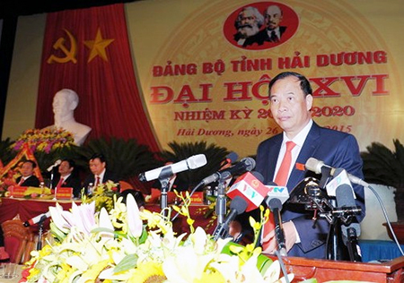 Đồng chí Nguyễn Mạnh Hiển được bầu giữ chức Bí thư Hải Dương