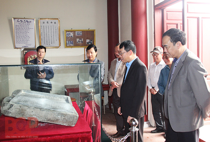 Phó Chủ tịch UBND tỉnh Lê Ánh Dương khảo sát một số cơ sở văn hóa