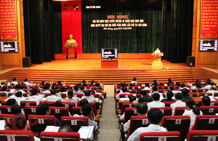 Bắc Giang: Khai mạc Hội nghị học tập, quán triệt và triển khai Nghị quyết Đại hội XII của Đảng