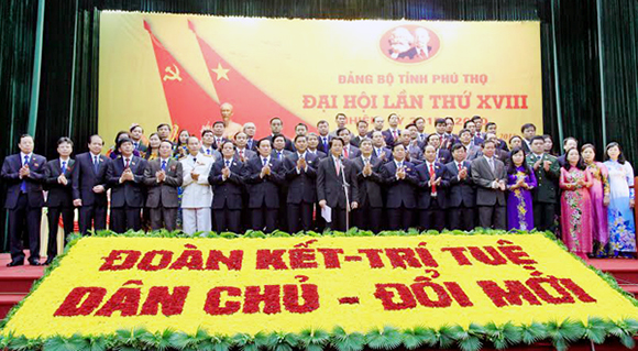 Phú Thọ ra mắt BCH Đảng bộ tỉnh khóa XIII