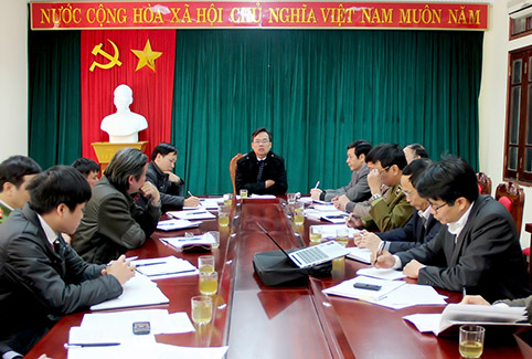 Phó Chủ tịch UBND tỉnh Bùi Văn Hạnh làm việc tại huyện Lục Nam