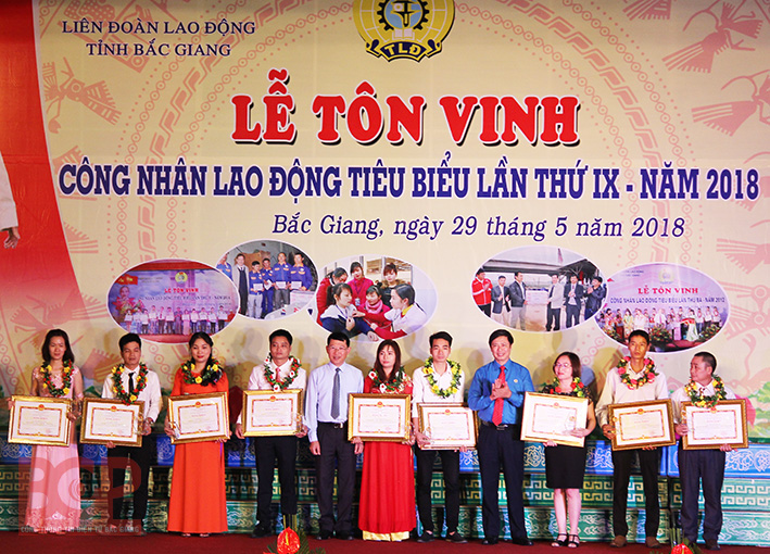 Bắc Giang: Tôn vinh 132 công nhân, lao động tiêu biểu 