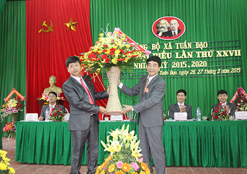 Đại hội điểm Đảng bộ xã Tuấn Đạo, huyện Sơn Động, nhiệm kỳ 2015-2020
