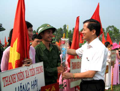 Bắc Giang: Giao nhận quân đợt 2 năm 2010