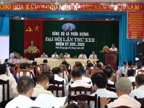 Yên Thế: Đại hội Đảng bộ các xã Phồn Xương, Đồng Lạc, Tiến Thắng