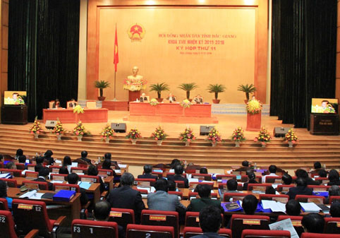 Bắc Giang: Khai mạc Kỳ họp thứ 11, HĐND tỉnh khóa XVII, nhiệm kỳ 2011-2016