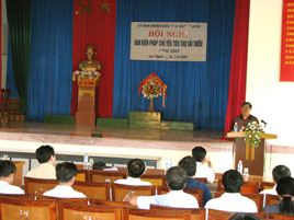 Bắc Giang tổ chức Hội nghị bàn biện pháp tiêu thụ vải thiều năm 2007.    