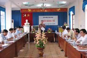 UBND tỉnh Bắc Giang tổ chức Hội nghị giao ban khối kinh tế.