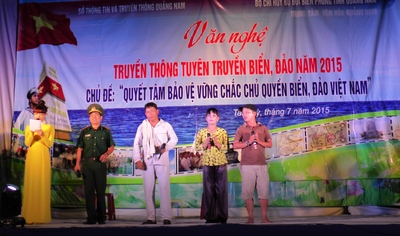 Quảng Nam: Tổ chức đợt văn nghệ truyền thông tuyên truyền về biển, đảo năm 2015 