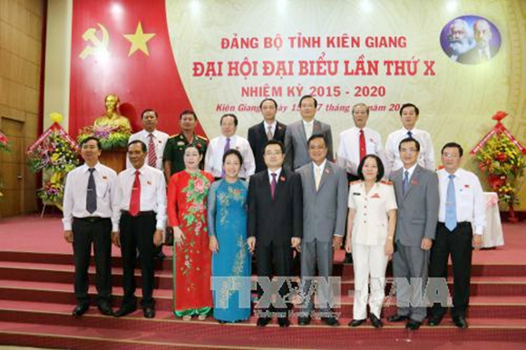 Kiên Giang ra mắt Ban Chấp hành Đảng bộ tỉnh khóa X