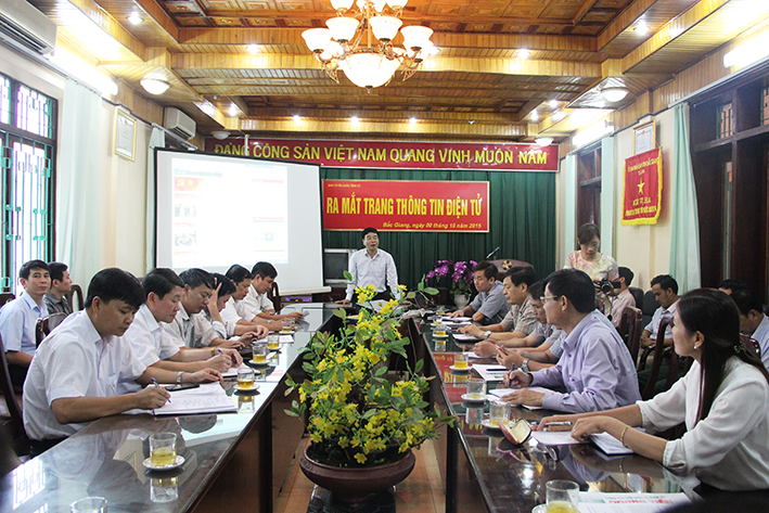 Ra mắt Trang thông tin điện tử Ban Tuyên giáo Tỉnh ủy Bắc Giang 