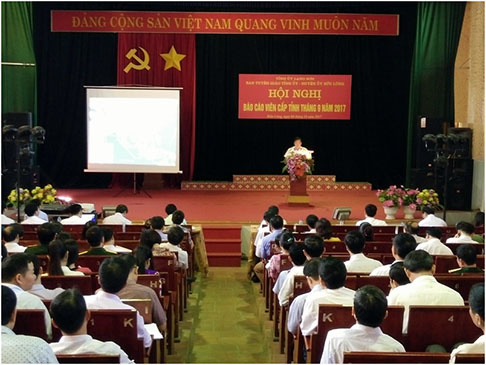 Lạng Sơn: Hội nghị Báo cáo viên tuyên truyền về quản lý và bảo vệ chủ quyền biển đảo