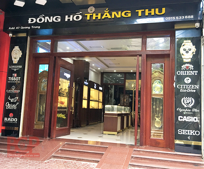 Một số cửa hàng đồng hồ uy tín tại Bắc Giang