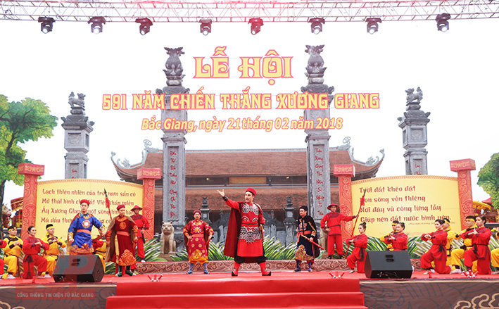 Bắc Giang: Lễ hội kỷ niệm 591 năm chiến thắng Xương Giang
