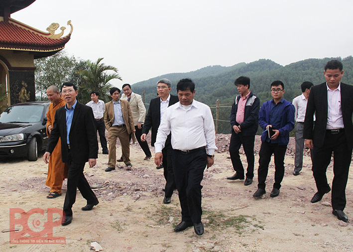 Bắc Giang: Đẩy nhanh tiến độ công trình Thiền viện Trúc lâm Phượng Hoàng