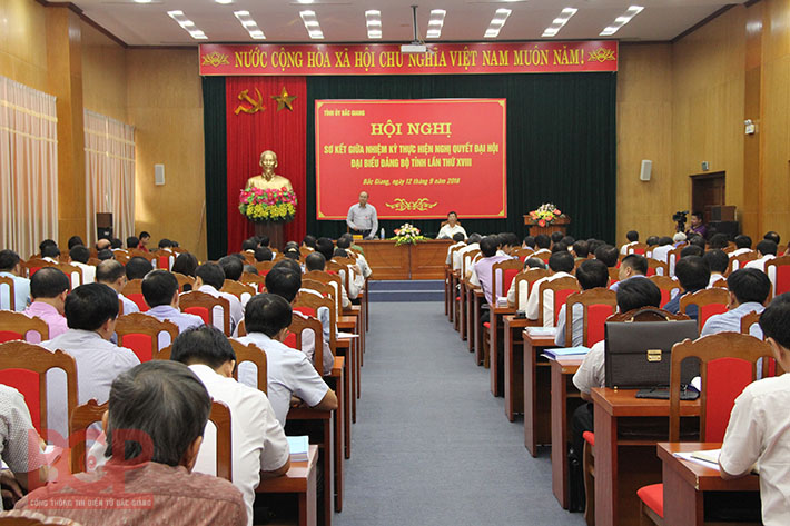Bắc Giang: Đẩy mạnh thực hiện Nghị quyết Đại hội XVIII của Đảng bộ tỉnh