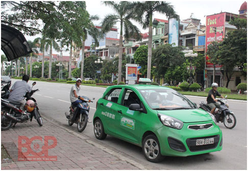 Thành phố Bắc Giang có 29 điểm đỗ xe taxi